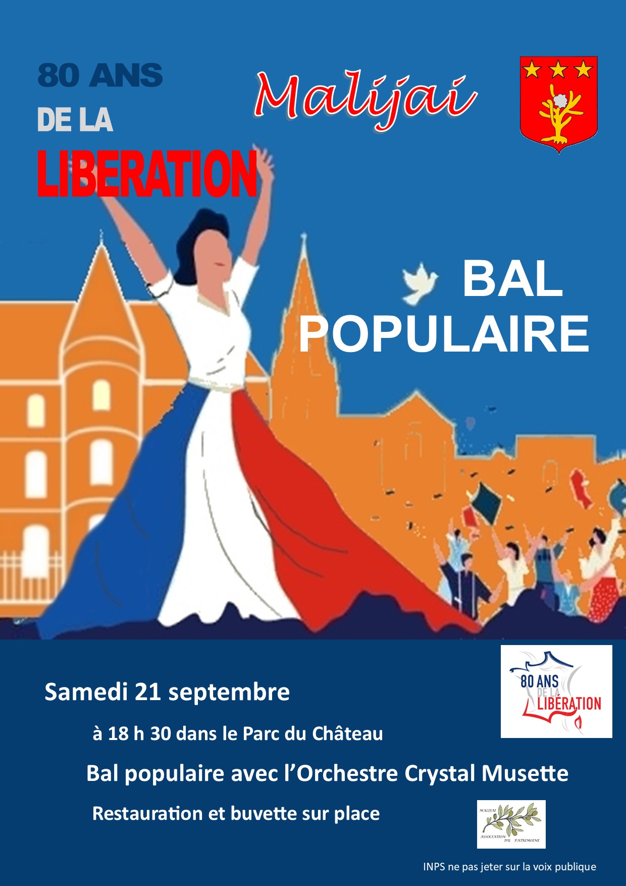 Lire la suite à propos de l’article BAL DE LA LIBERATION samedi 21 septembre